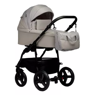 Коляска Indigo Impulse Eco 2 в 1, Ie 02, бежевая кожа+бежевый