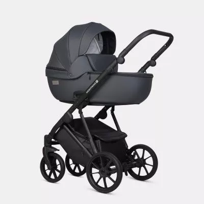 Коляска Riko Basic Montana X Ecco 3 в 1, 24 Graphite (графит)