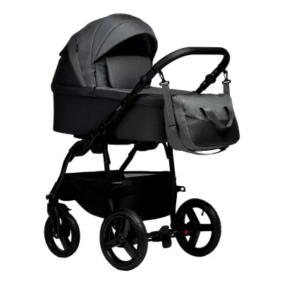 Коляска Indigo Impulse Eco 2 в 1, Ie 06, серая кожа+серый