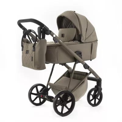 Коляска Adamex Delta Natura 2 в 1, DN-6-Taupe