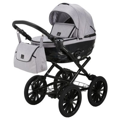 Коляска Adamex Chantal Retro 2 в 1, C202, св.серый