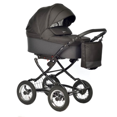 Коляска 2в1 Indigo BARBARA Classic (Ba 06 (черный))