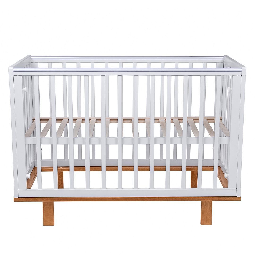 Кровать детская Pituso Mirage съемная стенка, Белый-бук