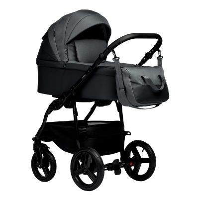 Коляска Indigo Impulse Eco 2 в 1, Ie 06, серая кожа+серый