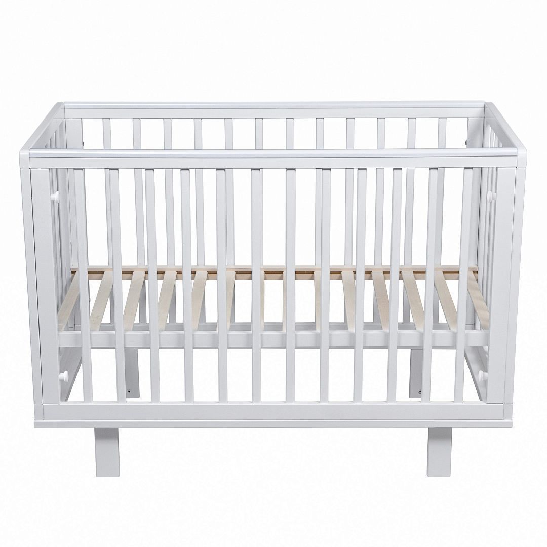 Кровать детская Pituso Mirage съемная стенка, Белый-белый