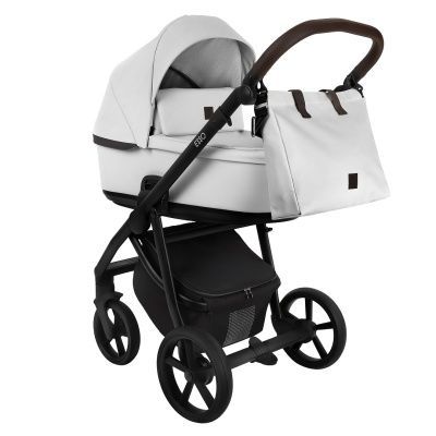 Коляска Roan Esso Leather 2 в 1, White
