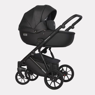 Коляска Riko Basic Montana Ecco 3 в 1, 12 Black черный