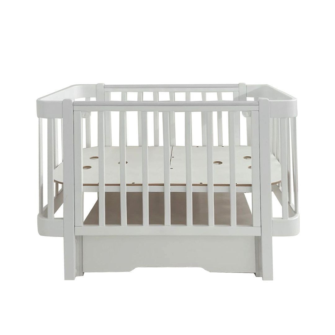 Кровать детская Pituso Olivia, Белый-белый, маятник с ящиком