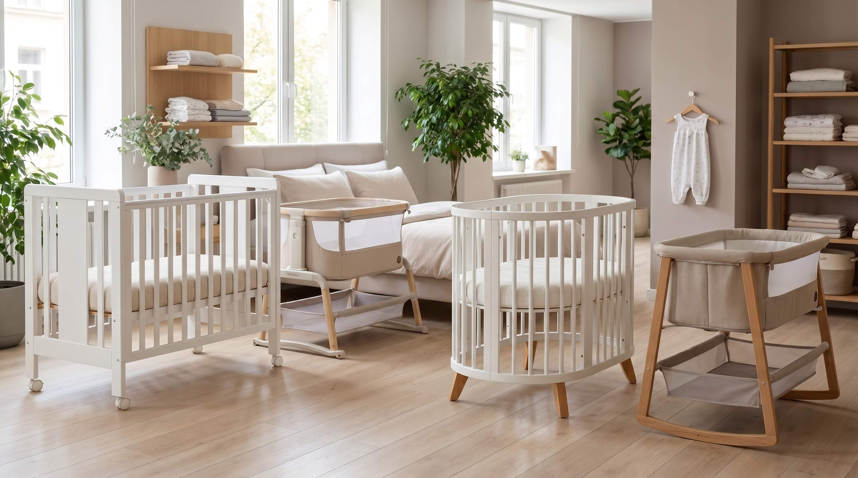 Виды кроваток для новорожденных